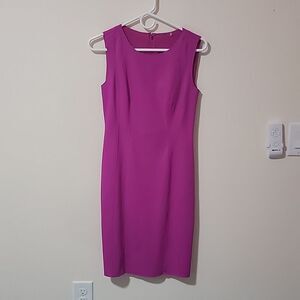 Elie Tahari pink sleeveless shift dress. Size 2